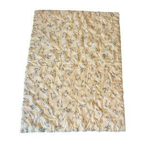 Vintage Disney Light Yellow Retro Crib Blanket